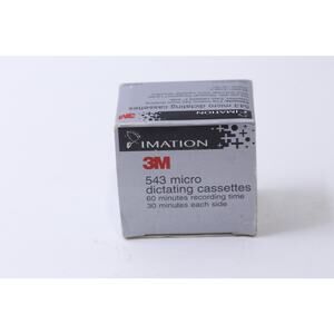 3M, Imation, 543 Micro Dictating Cassettes, Analog, Recording, ~ 250113-WH 57